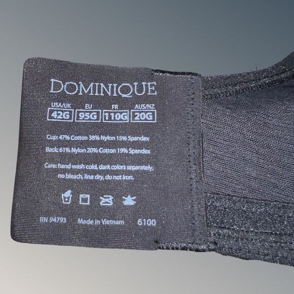 NWOT Dominique Zoe Extra Firm Support Underwire Sports Bra Size 42G - Picture 5 of 6